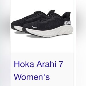 Hoka Black and White Athletic Shoes with Sleek Design